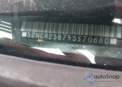 2009 Chevrolet Hhr Lt z USA, uszkodzony, nr VIN 3GNCA23B79S570660